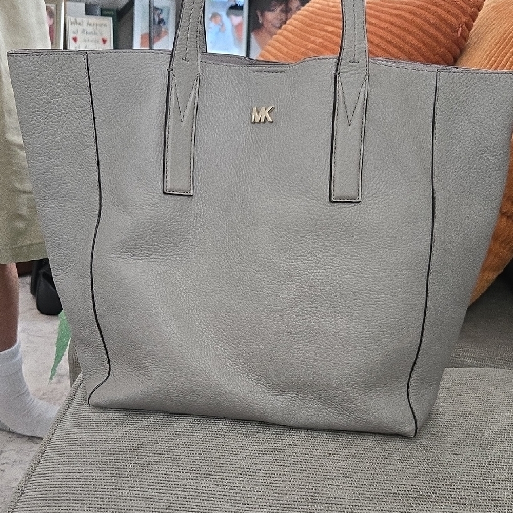 Michael Kors Light Gray Tote Bag